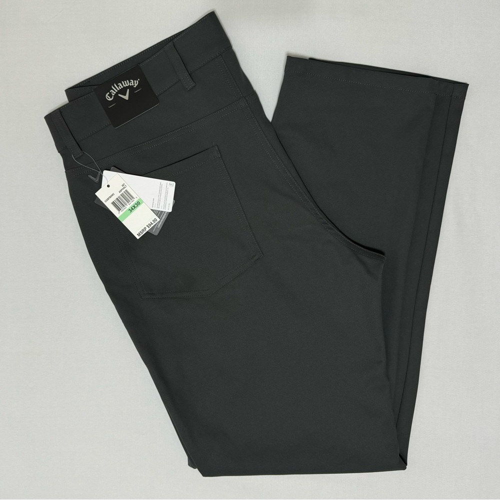NWT Callaway Mens Flat Front Swing Tech Golf Pant